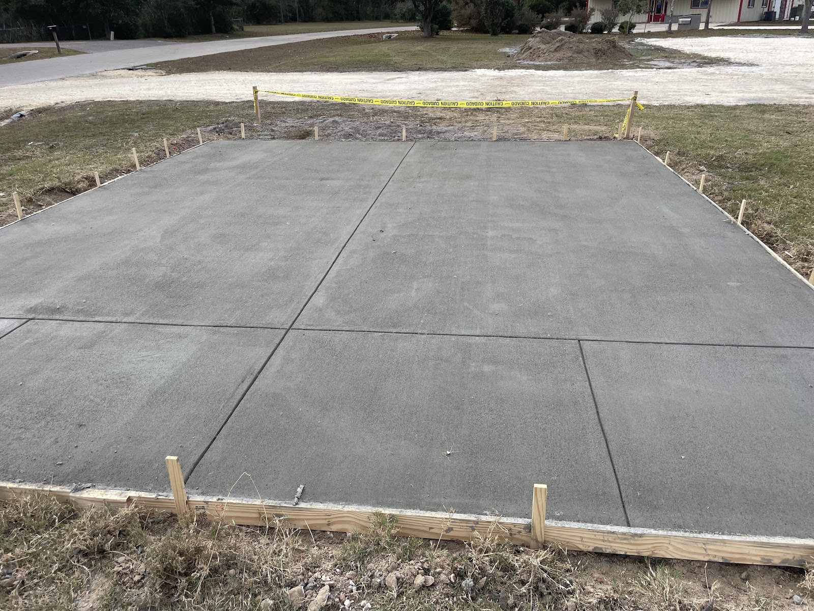 Affordable Concrete & Repair — Pour in Progress